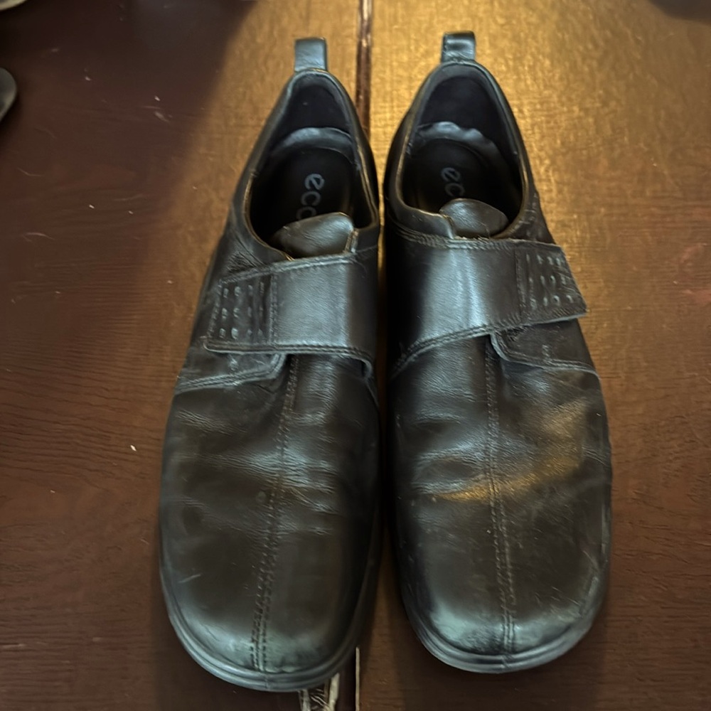 Ecco Comfortlight Split Toe Monk Strap Loafers - image 1